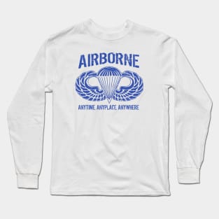 Army Airborne Paratrooper Long Sleeve T-Shirt